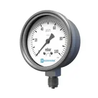 100mm Full Stainless Steel Bottom Entry Capsule Pressure Gauge